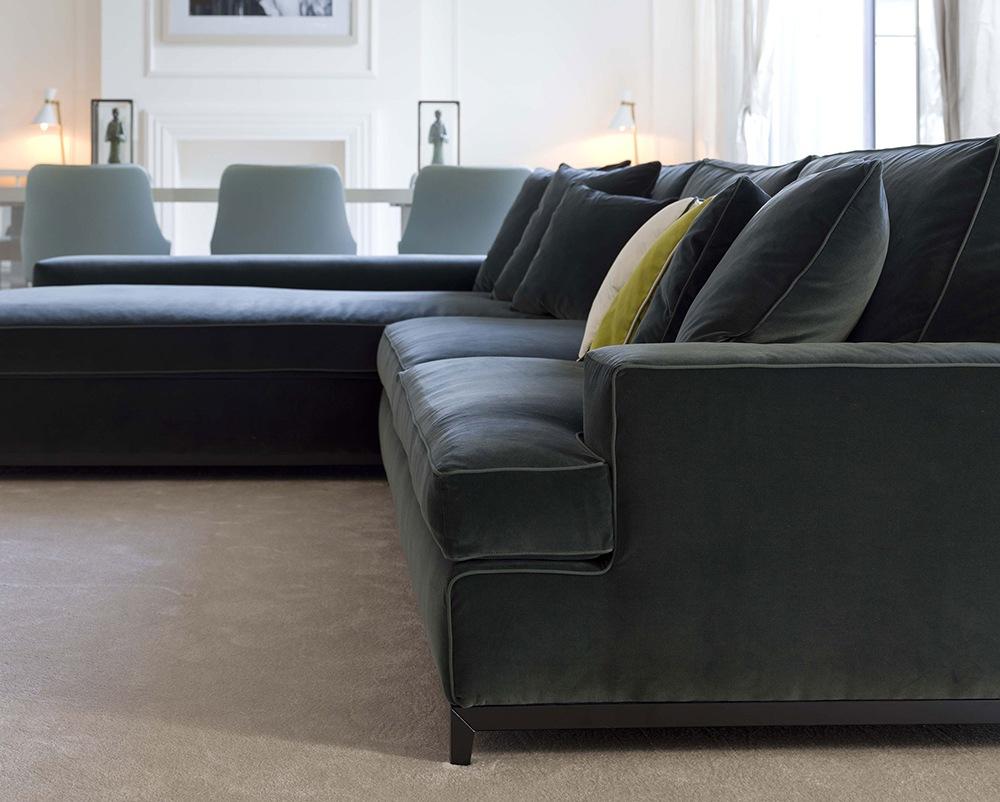 Modular fabric sofa | Hugo by Galimberti Nino