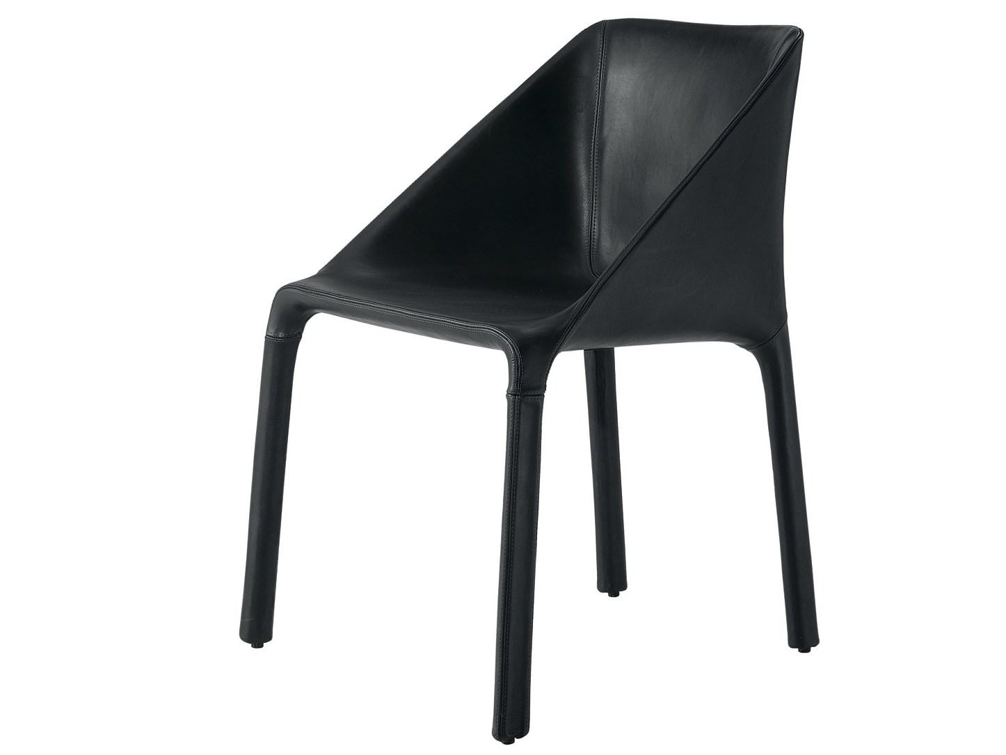 Leather chair | Manta by Poliform