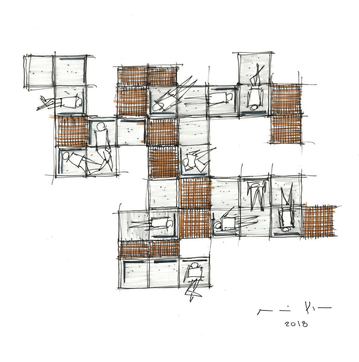 Outdoor sofa | Quadrado by Minotti