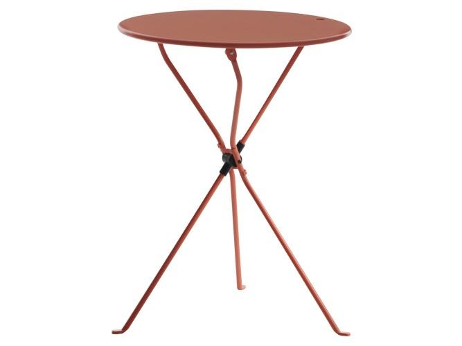 Folding steel coffee table | Cumano by Zanotta