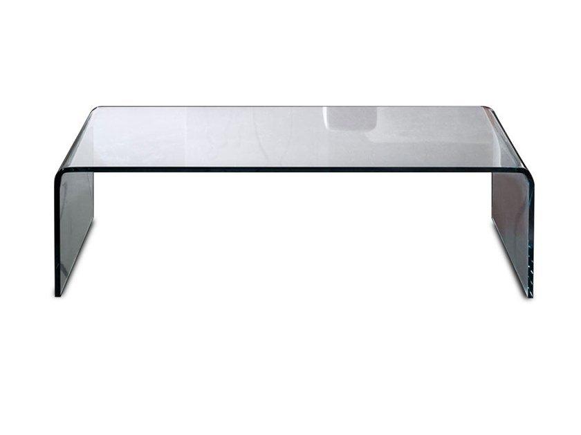 Rectangular glass coffee table | 4008 by Reflex