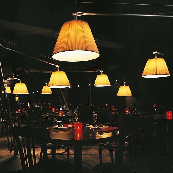 Fabric floor lamp | Superarchimoon by Flos