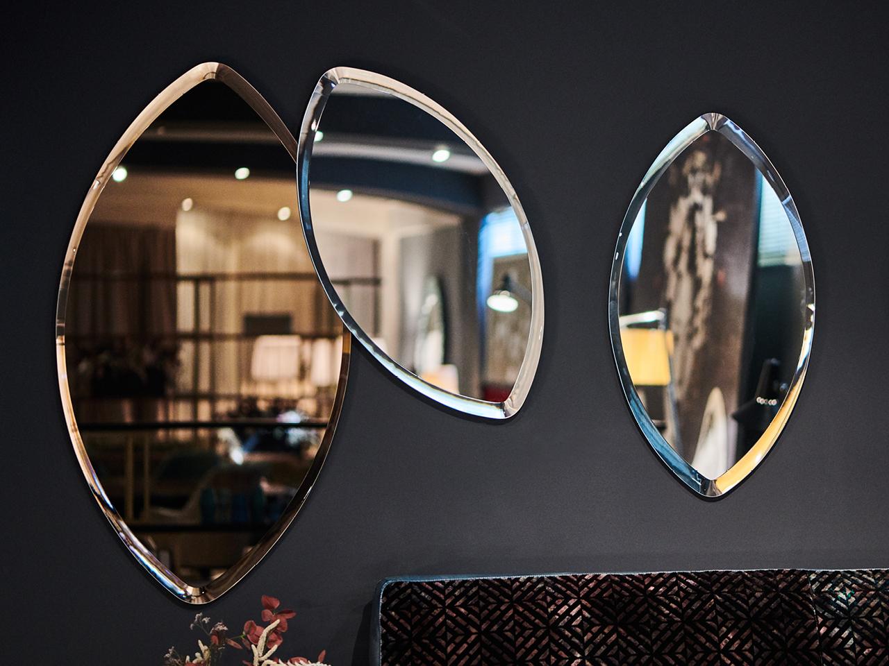 Wall-mounted mirror | Marquise by Borzalino