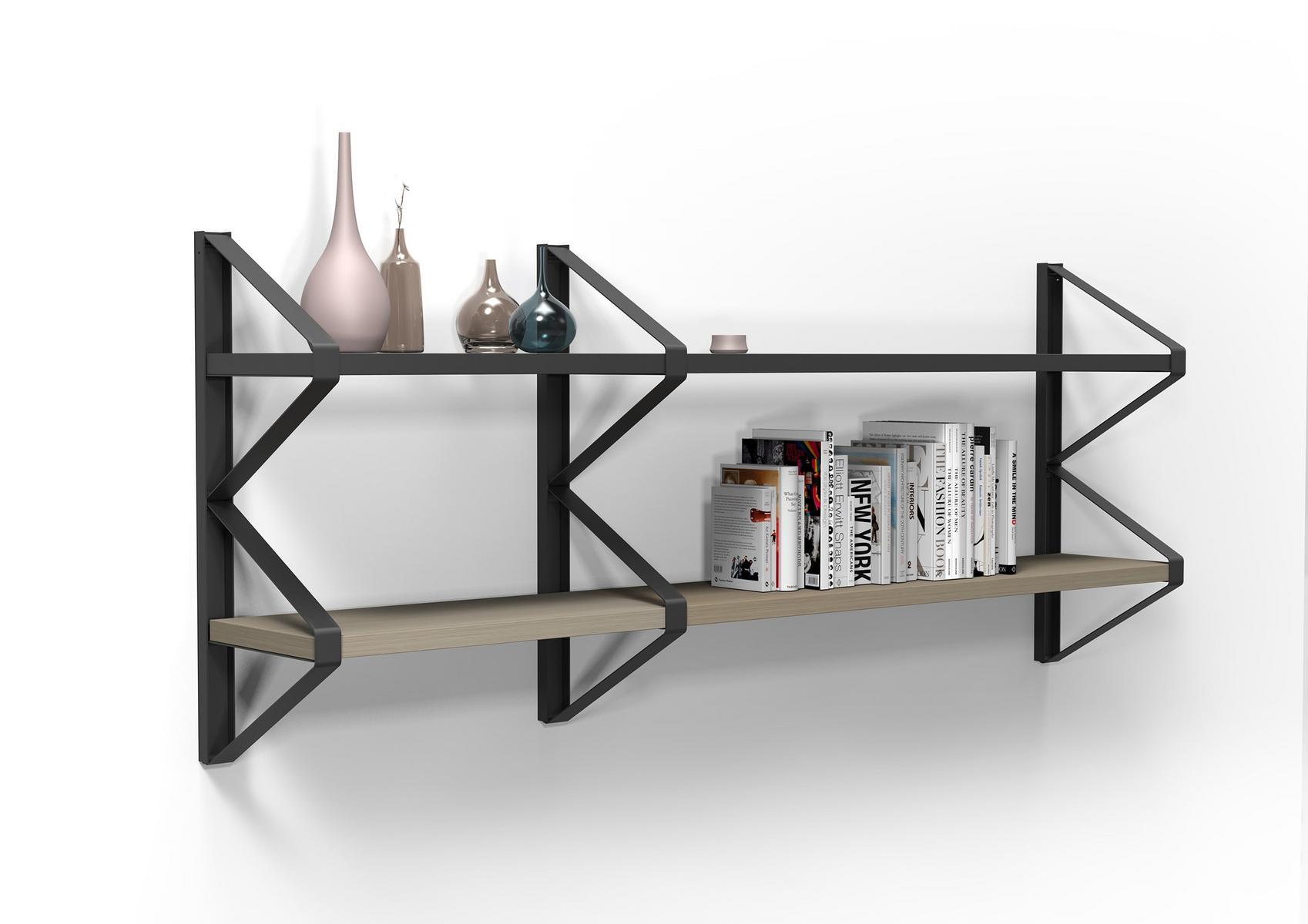 Open floating bookcase | Brooklyn by Calligaris