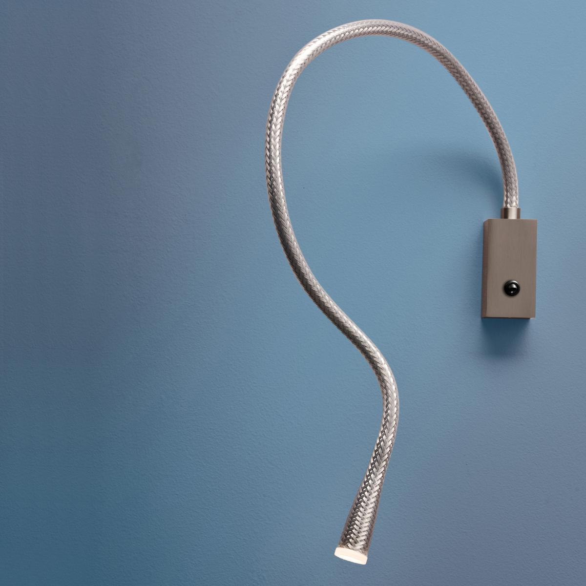 LED steel reading lamp | Flexiled Steel by Contardi