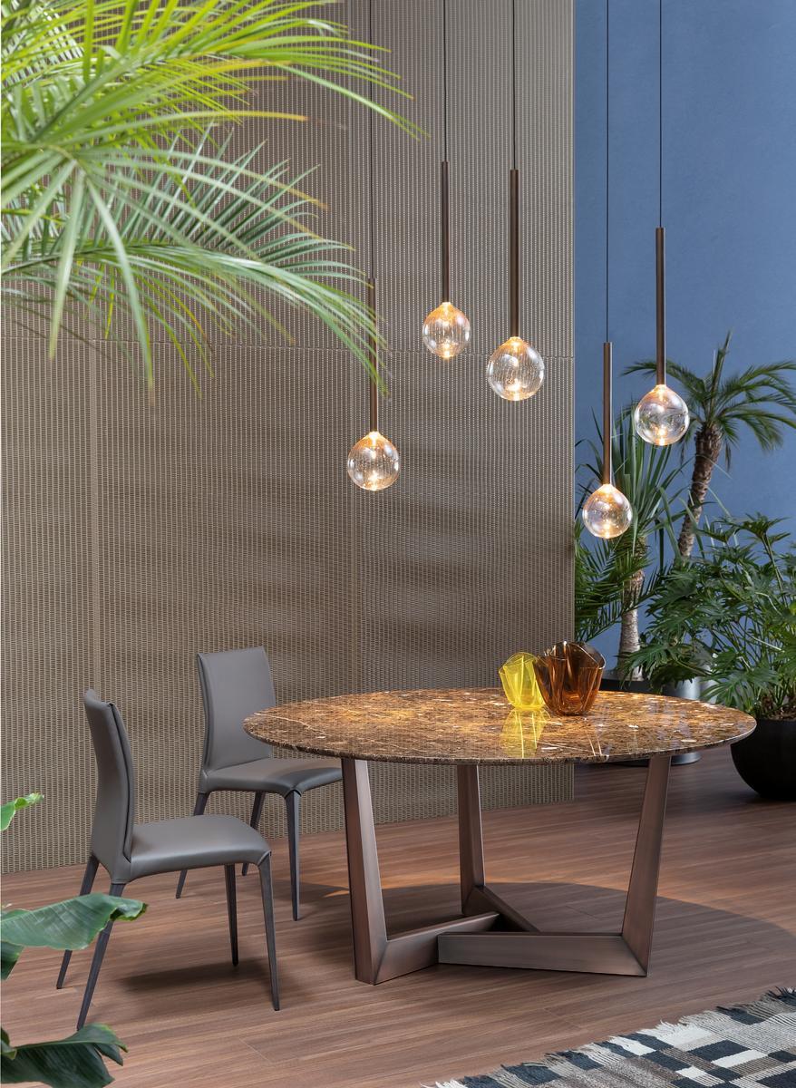 Borosilicate glass pendant lamp | Sofì by Bonaldo