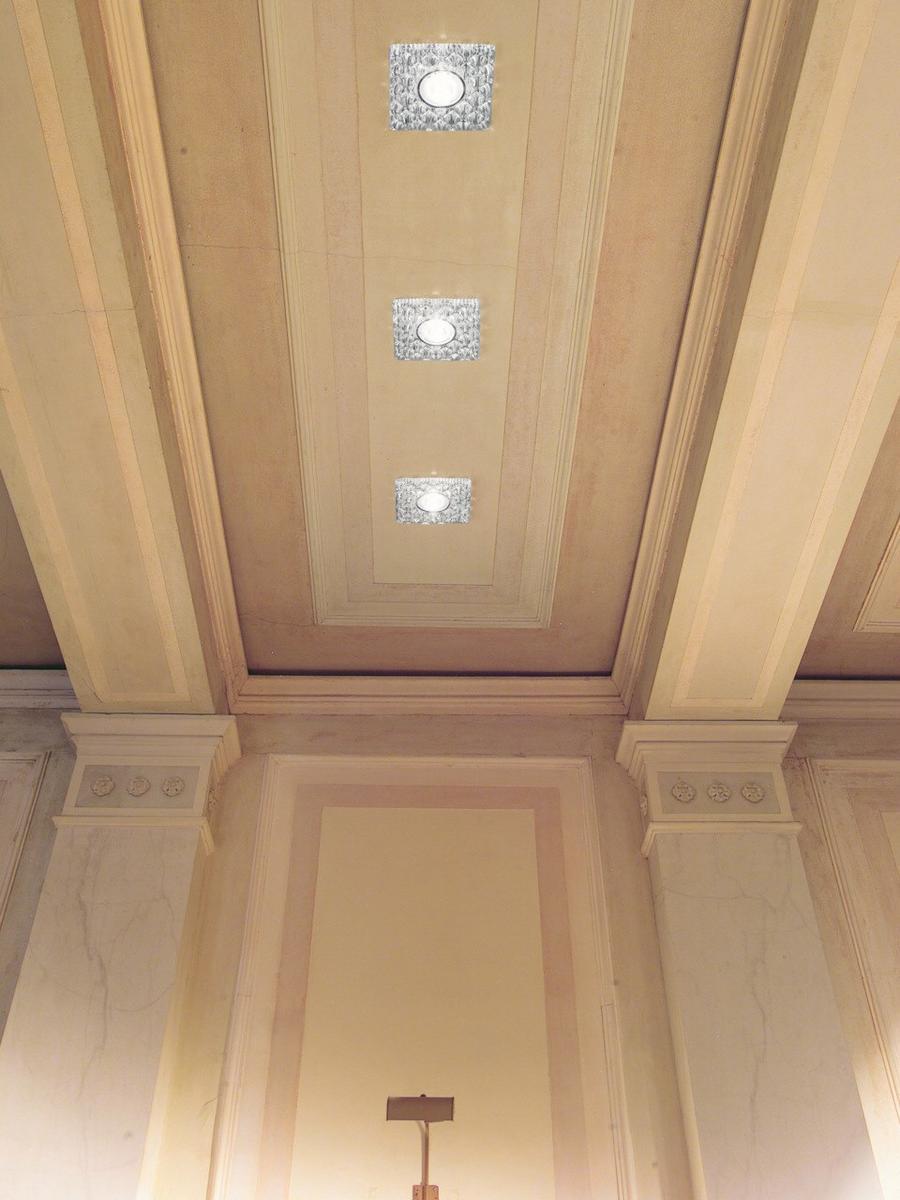 LED recessed glass spotlight for false ceiling | Diamante I by Leucos