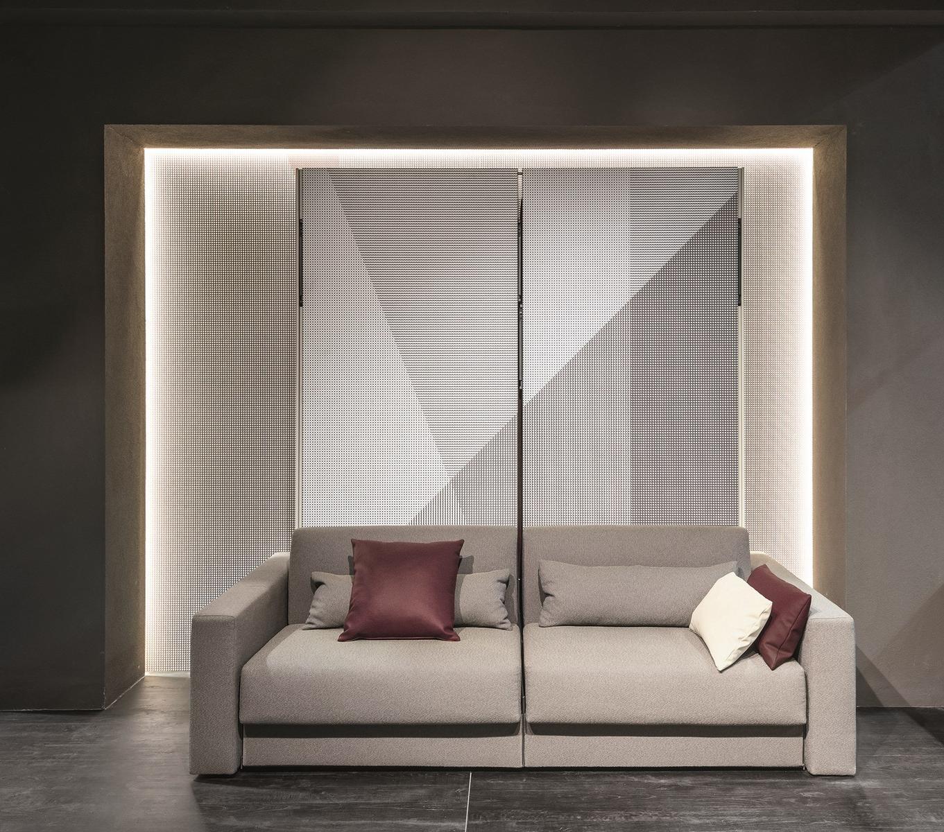 Convertible 2 seater fabric sofa | Ella & Louis by CLEI