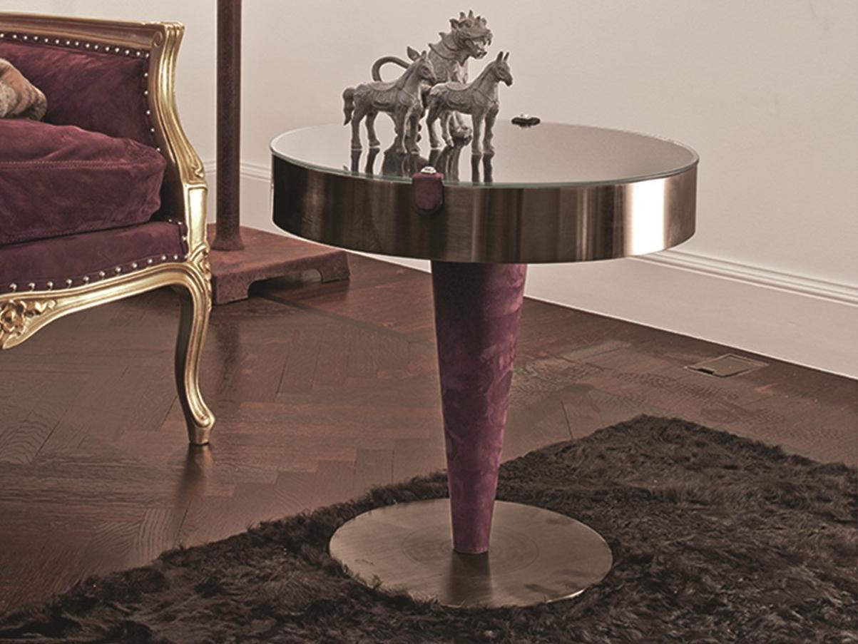 Round metal coffee table | Prince by Longhi