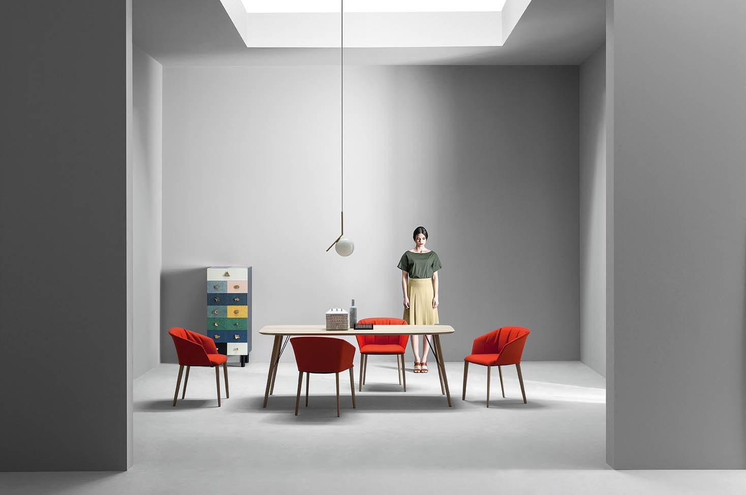 Solid wood dining table | Santiago by Zanotta