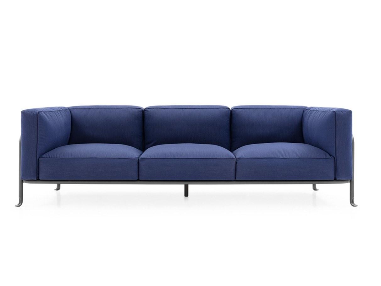 3 seater fabric garden sofa | Borea by B&B Italia
