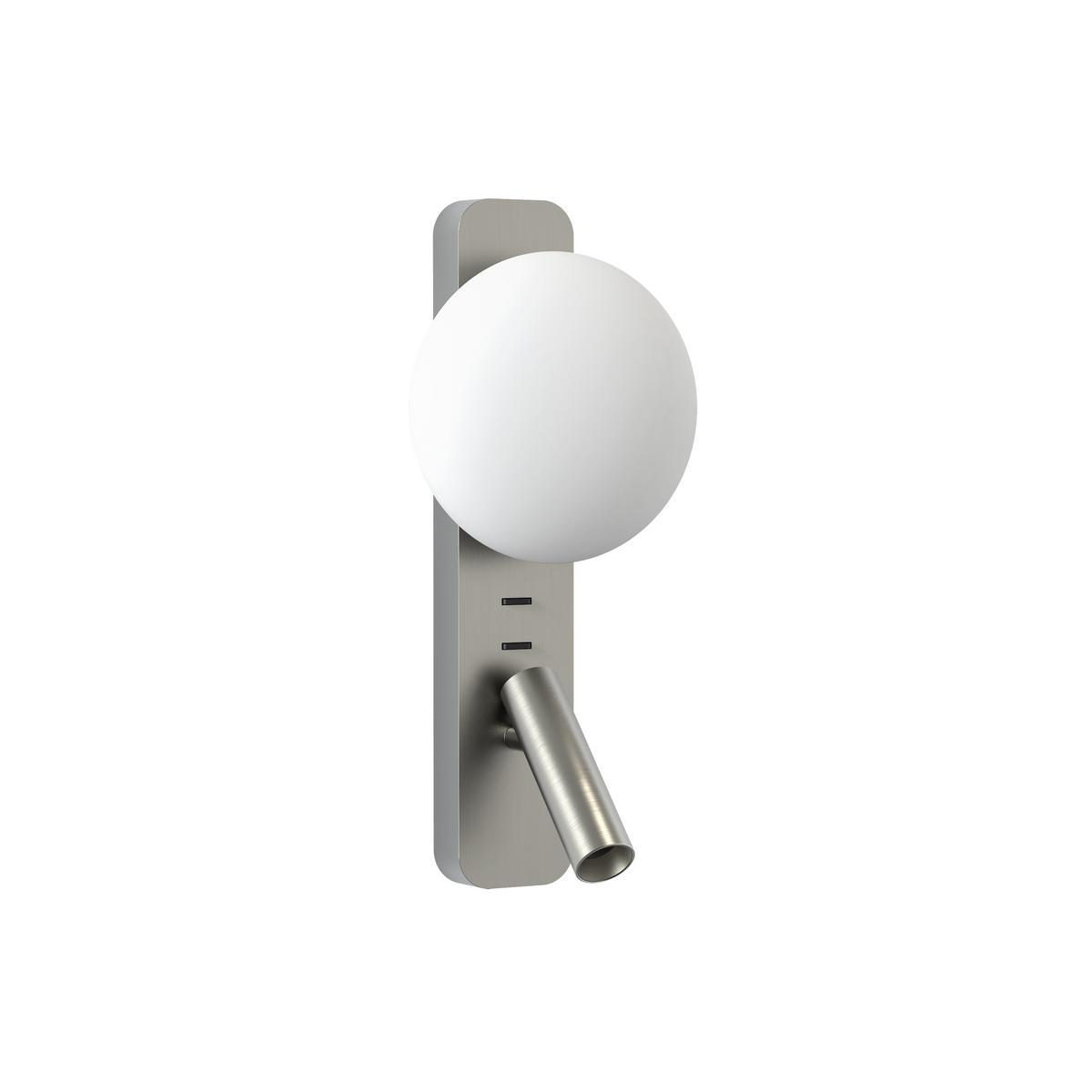 LED aluminium reading lamp with fixed arm | Zeppo Reader by Astro lighting