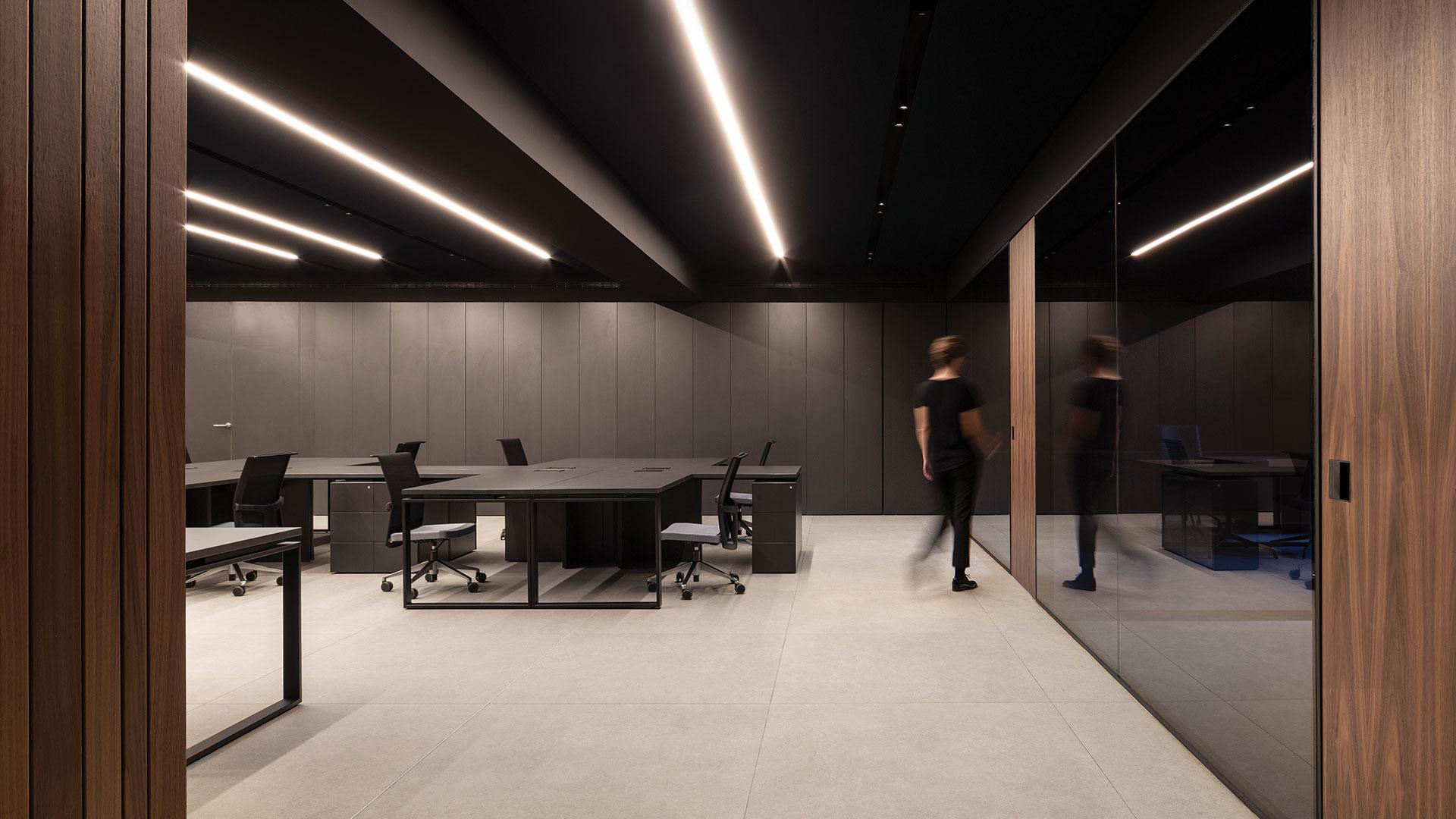 LED aluminium ceiling lamp | Fifty Surface Custom by Arkoslight