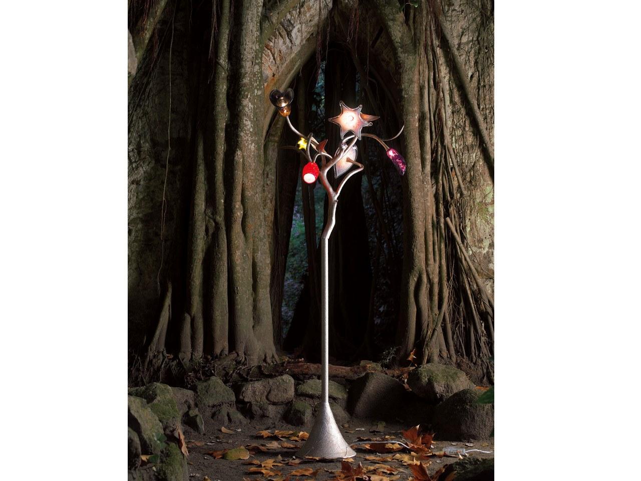 Handmade bronze floor lamp | Bouquet Pa618/6 by Serip