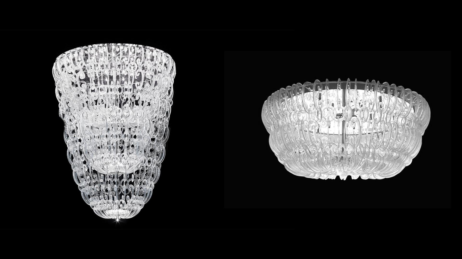 LED Murano glass wall lamp | Casanova by Reflex