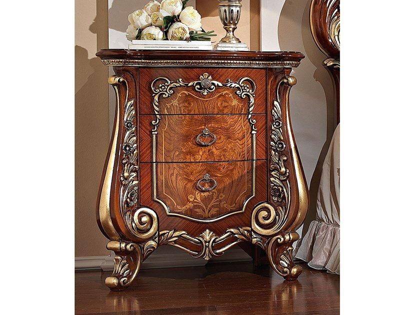 Rectangular bedside table with drawers | Firenze by Barnini Oseo