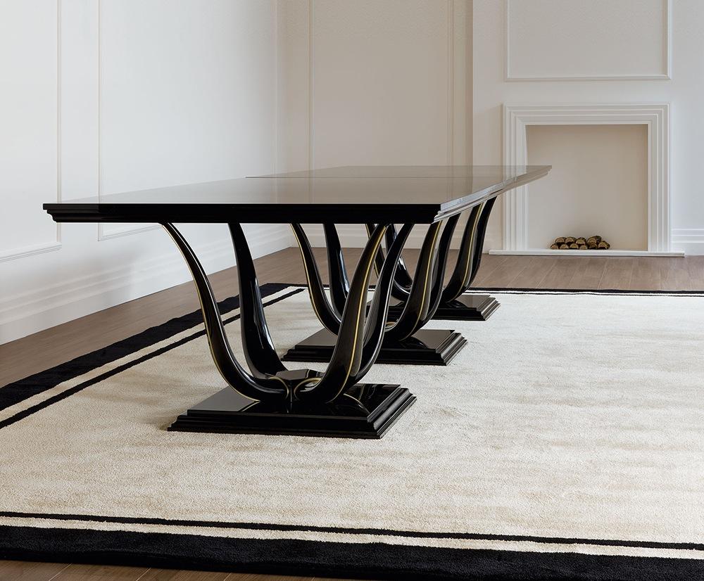 Rectangular wood table | Corallo by Galimberti Nino