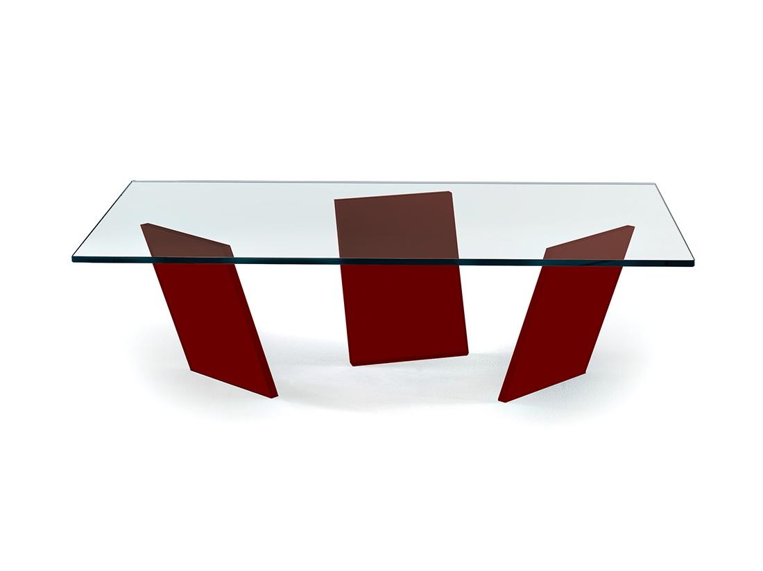 Rectangular glass coffee table | Tango by Reflex