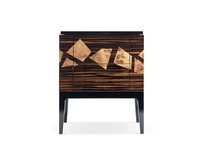 Bedside table with drawers | Zarafa - 700401 by Grilli