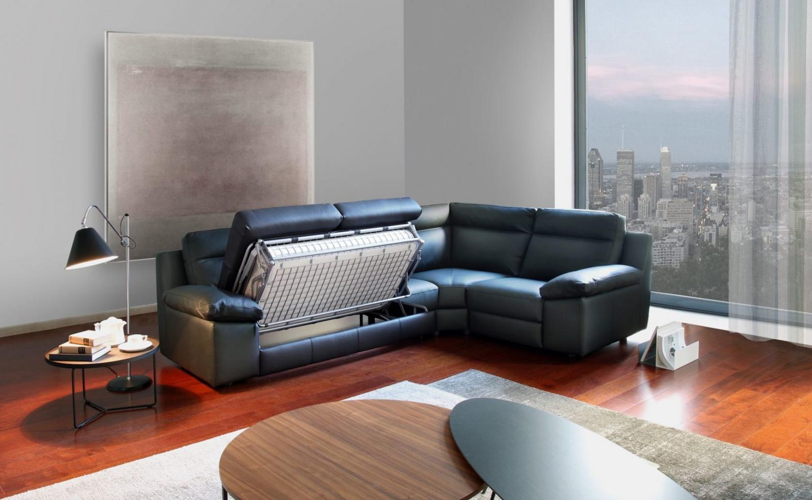 Corner leather sofa | Taylor by Calia Italia