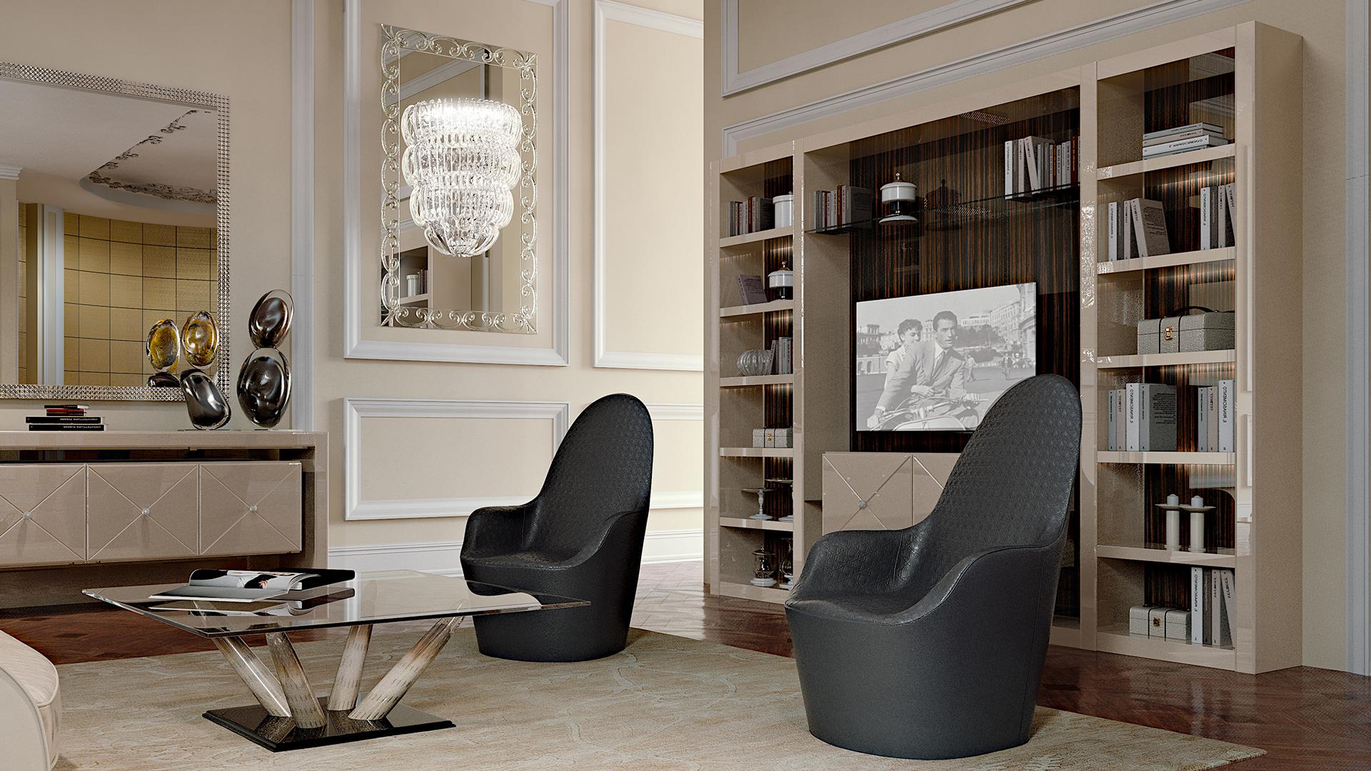 Wooden TV cabinet | Avantgarde by Reflex