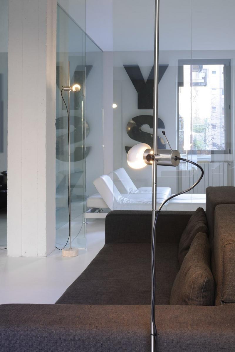 Height-adjustable adjustable floor lamp | Agnoli - 387 by Oluce