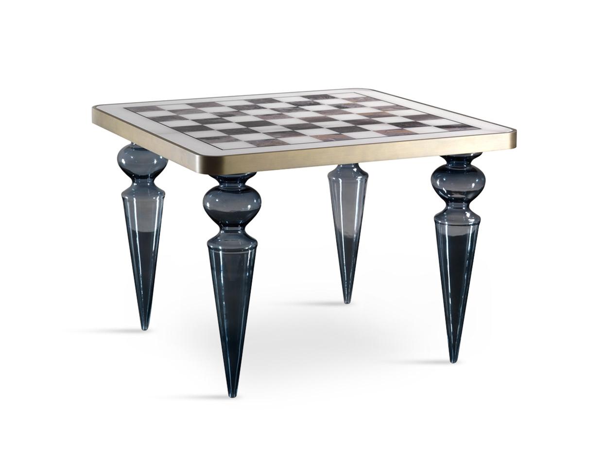 Game Murano glass coffee table | Scacchi by Reflex