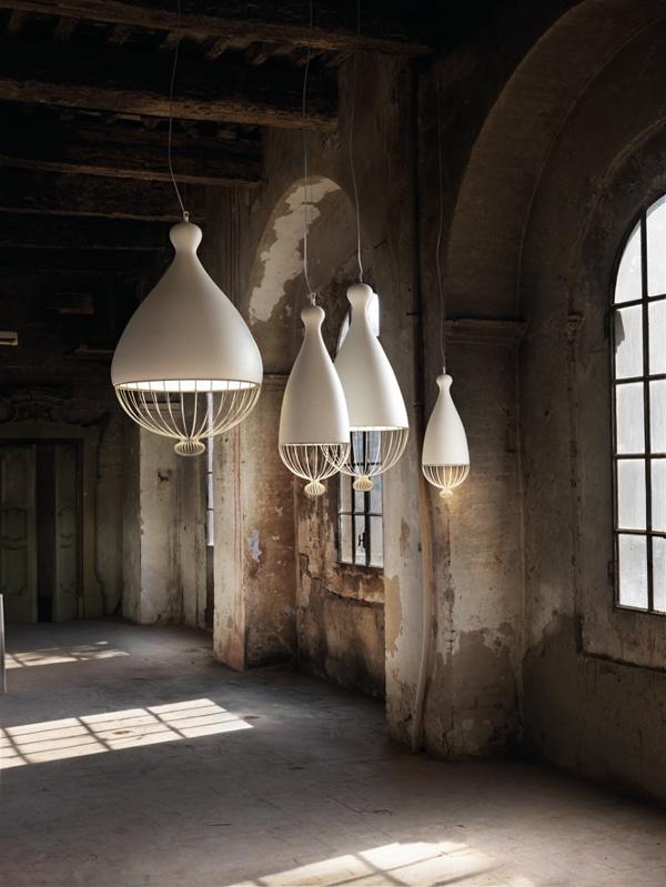 Ceramic pendant lamp | Le Trulle by Karman