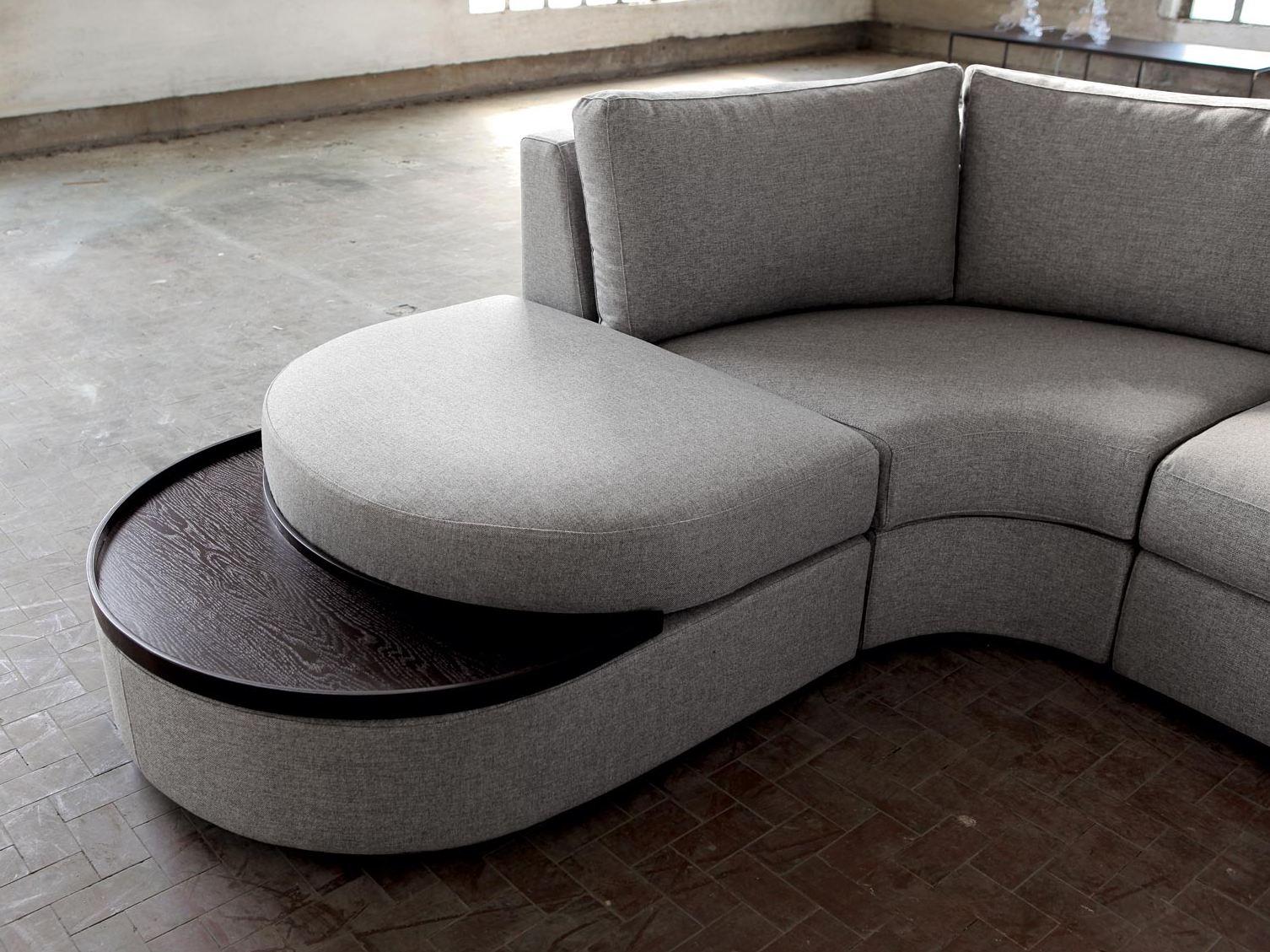 Corner fabric sofa with chaise longue | Sander by Domingo salotti