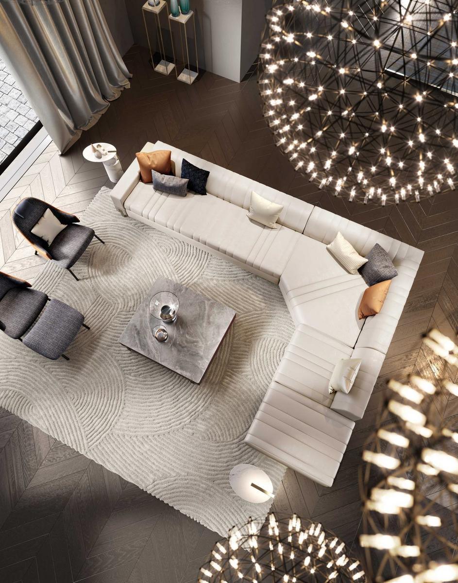 Corner sectional fabric sofa | Grand by Capital Collection