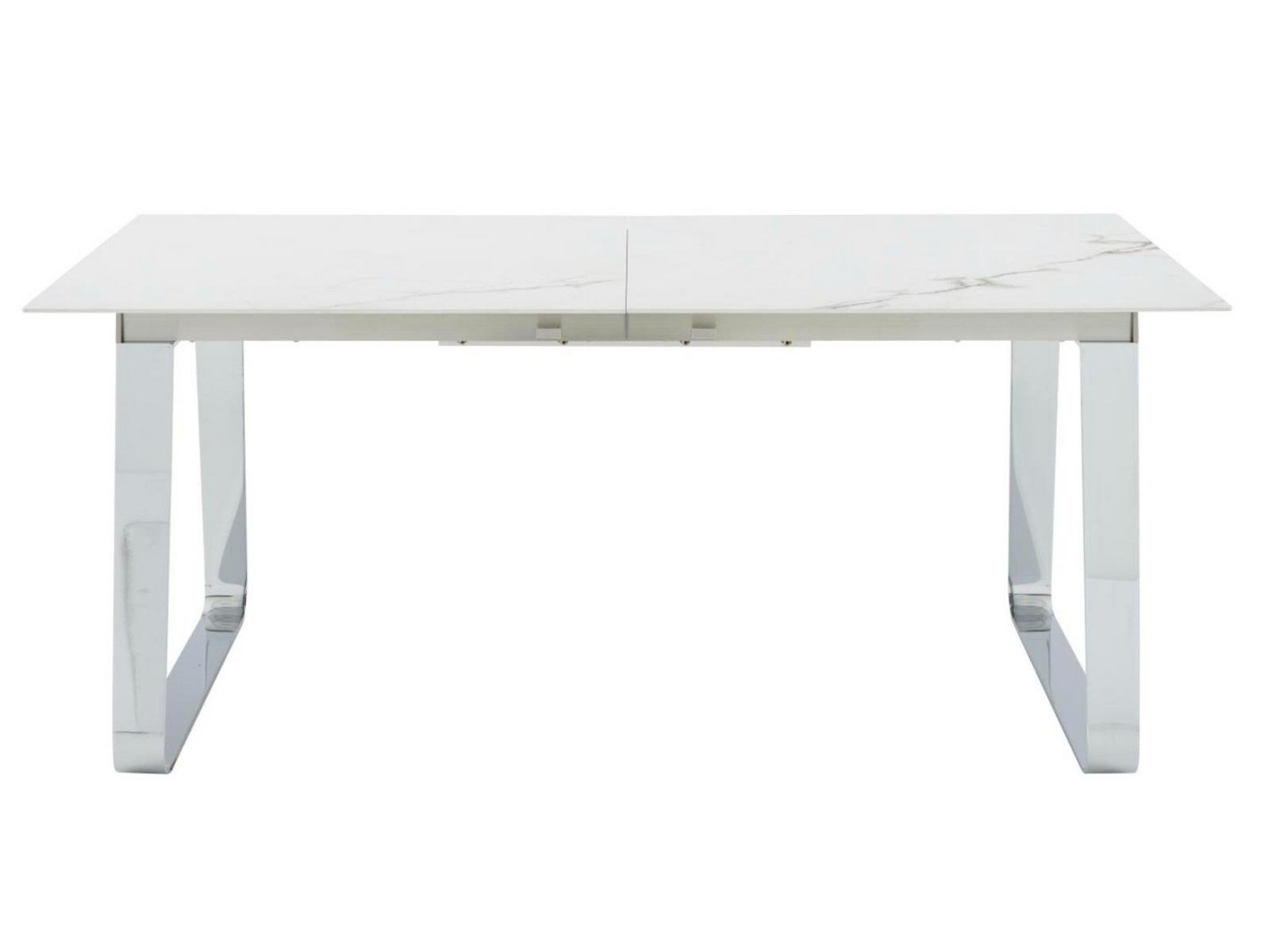 Extending rectangular porcelain stoneware table | Vilna by Ligne Roset