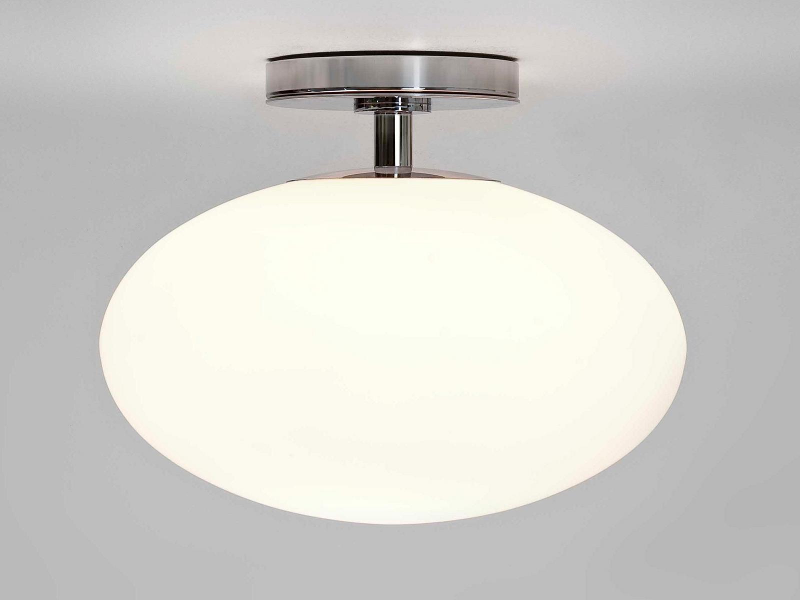 Opal glass ceiling lamp with dimmer | Zeppo by Astro lighting