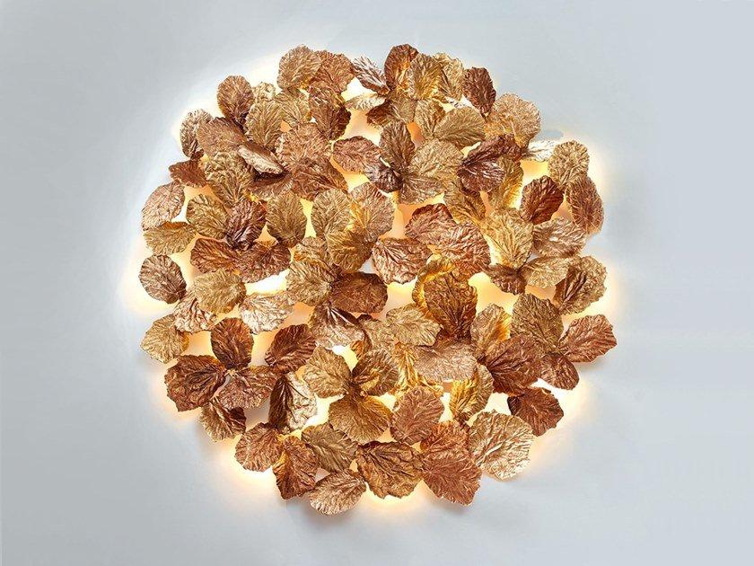 Bronze wall lamp / ceiling lamp | Pathleaf Pl376/32 by Serip
