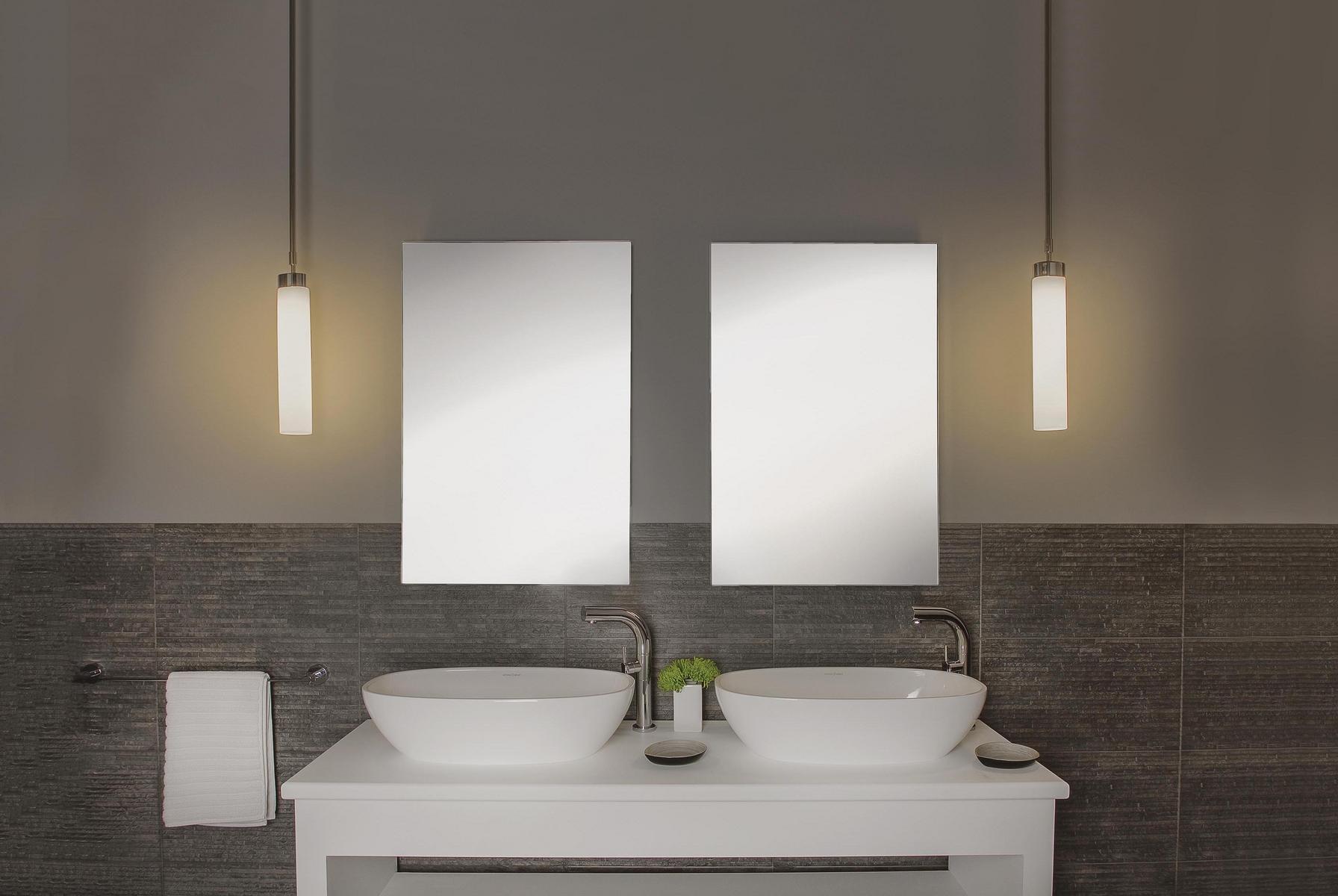 LED glass and steel pendant lamp | Kyoto by Astro lighting