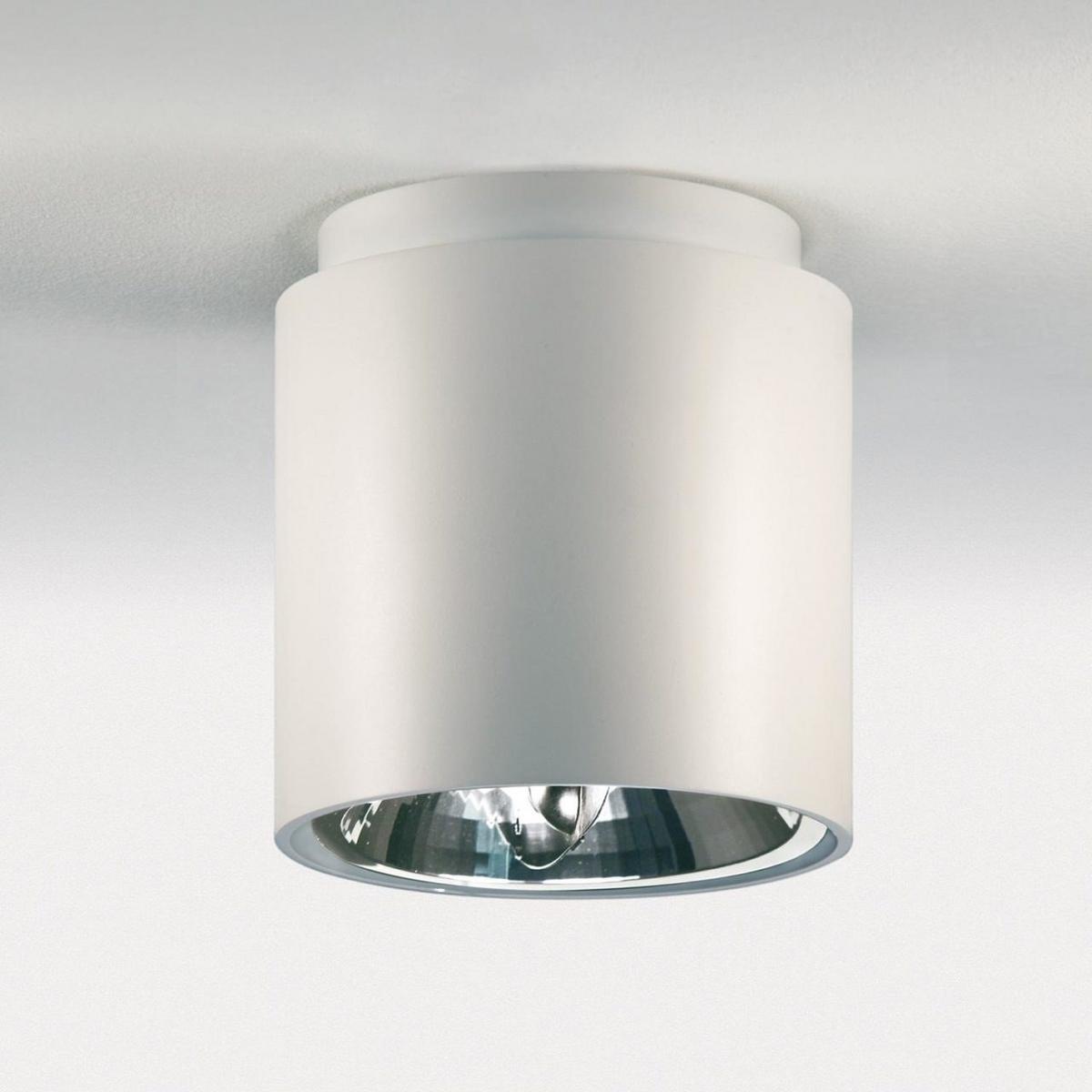 Powder coated aluminium ceiling lamp | Cilindro by Nemo