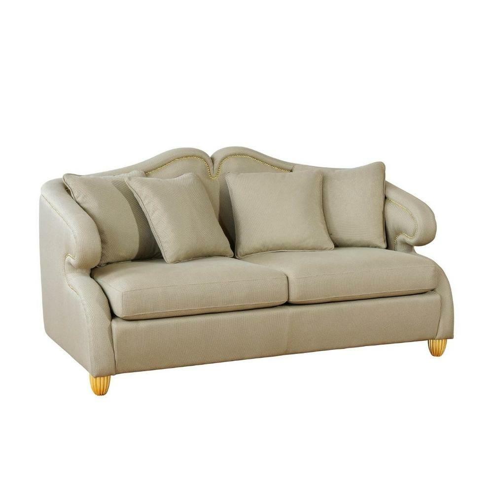 VERONA Curved velvet sofa