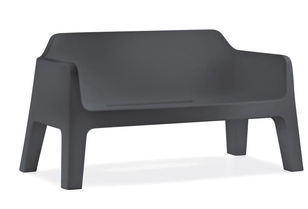 Polyethylene garden sofa | Plus 636 by Pedrali
