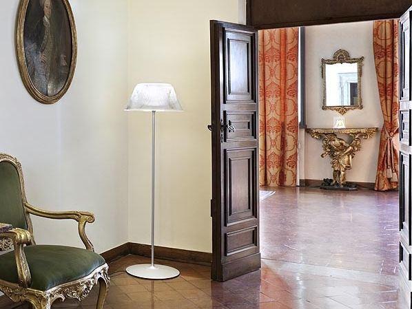 Glass floor lamp | Romeo Moon F by Flos