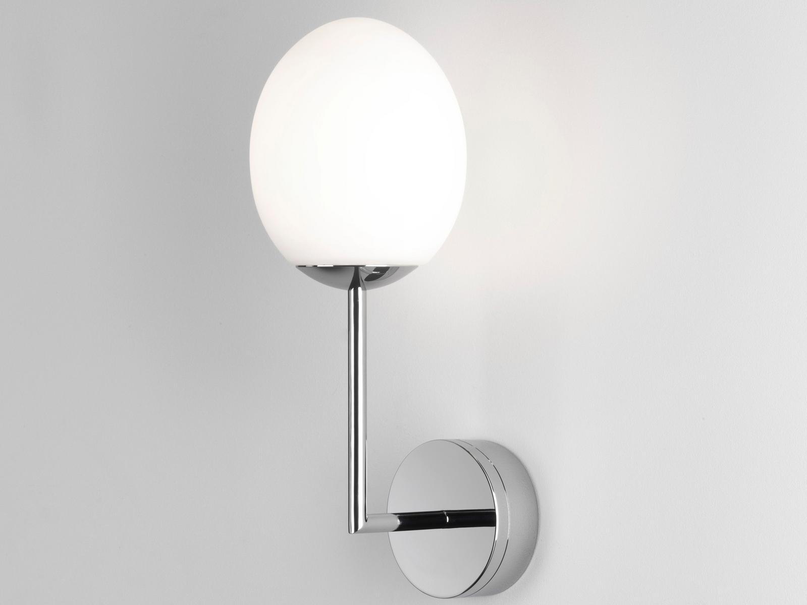 LED wall light in metal and opal glass | Kiwi by Astro lighting