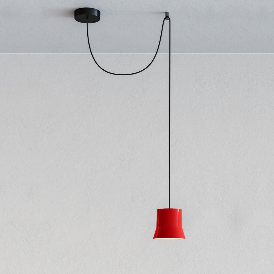 LED direct light aluminium pendant lamp | Giò Light Decentrata by Artemide