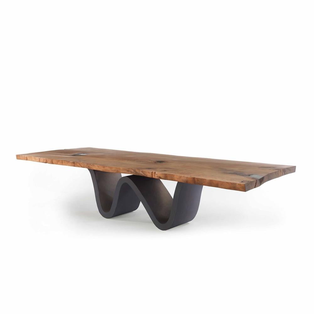 Rectangular solid wood table | Kauri by Riva 1920