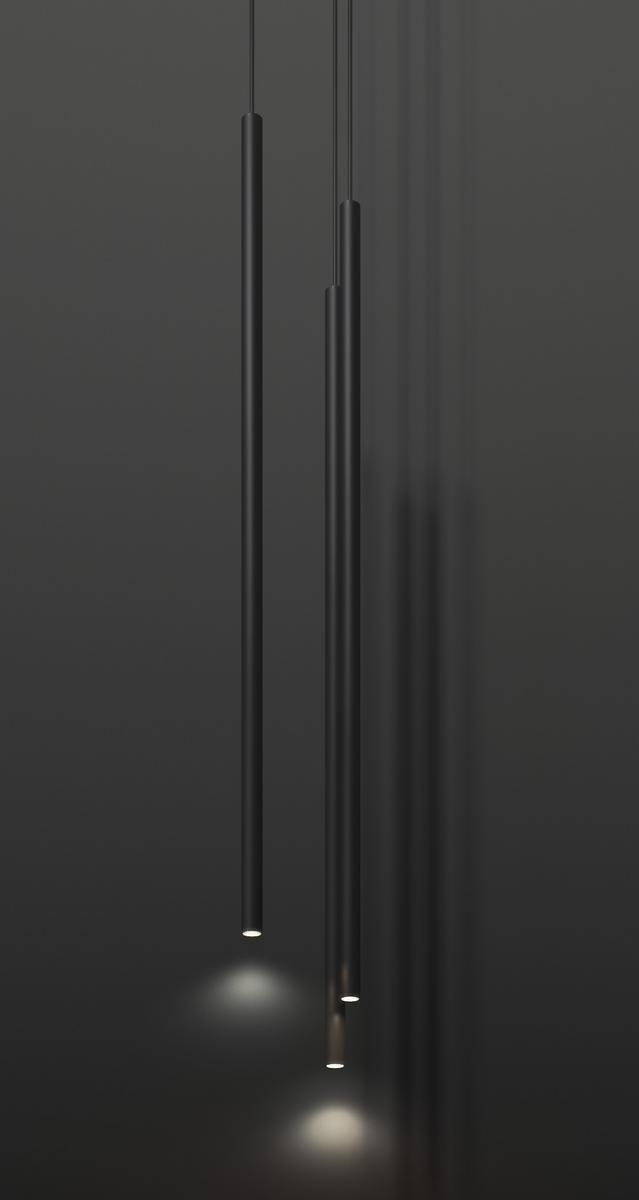 LED extruded aluminium pendant lamp | To Be by Panzeri