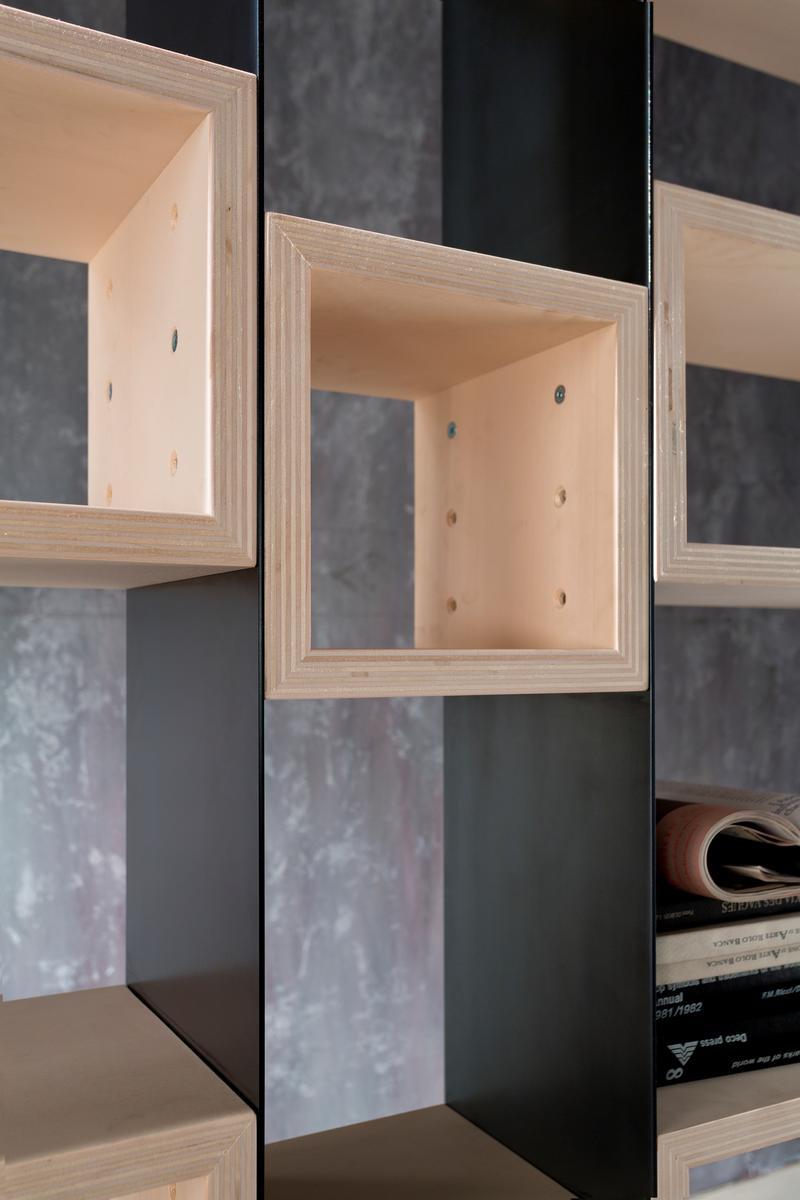Open modular bookcase | Concrete by Zava