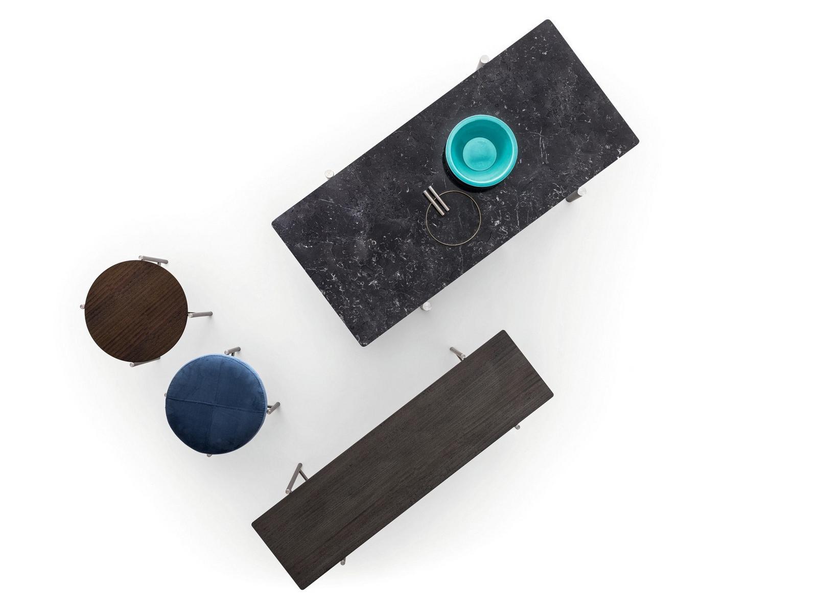 Upholstered fabric stool | Erys by Ditre Italia