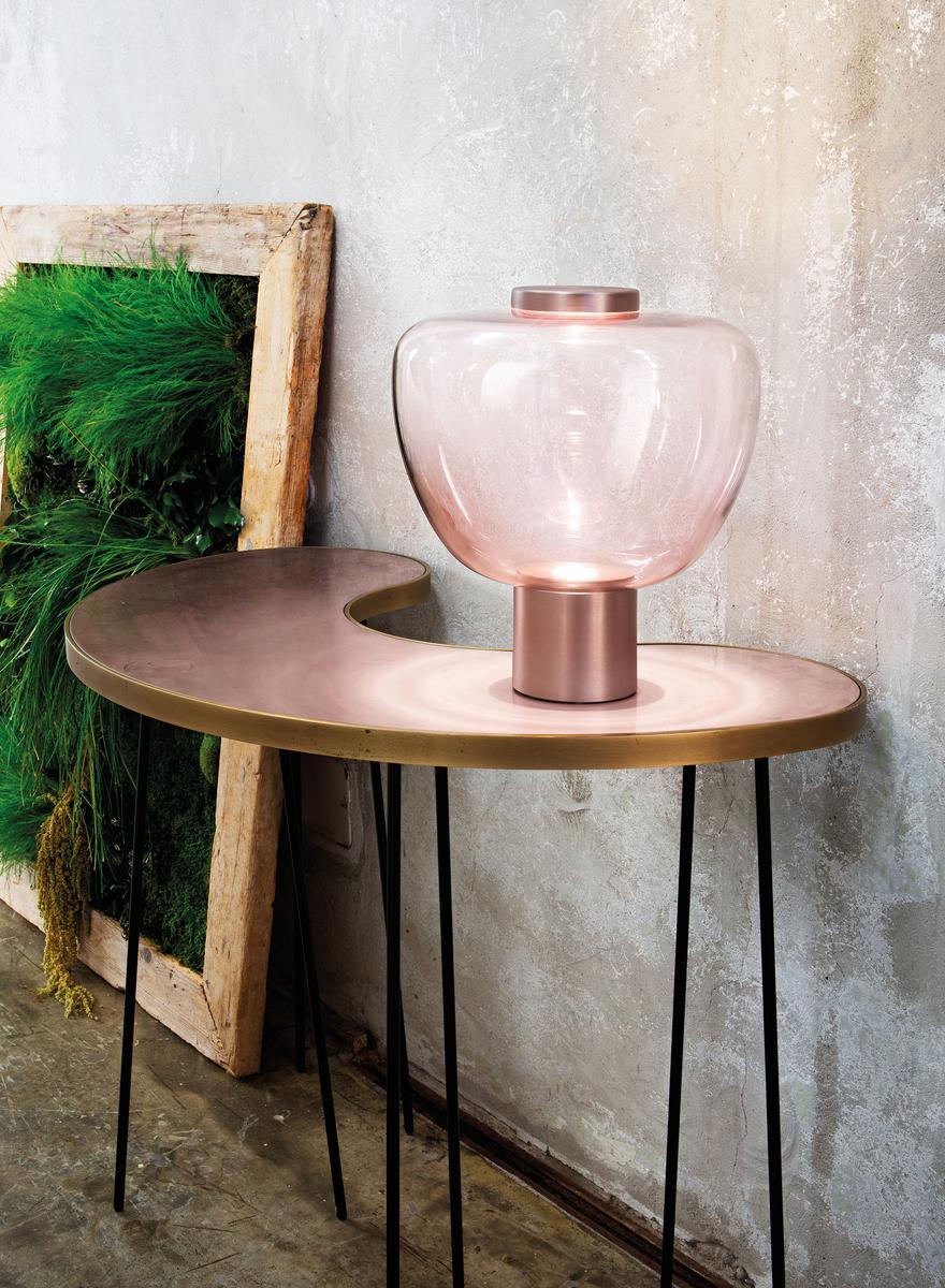 LED glass table lamp | Riflesso Lt 3 by Vistosi
