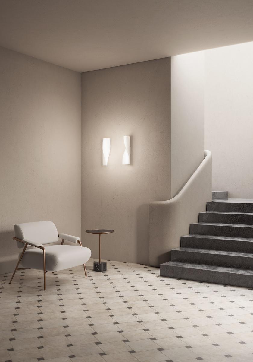 LED technopolymer and polyethylene wall lamp | Evita by Kundalini