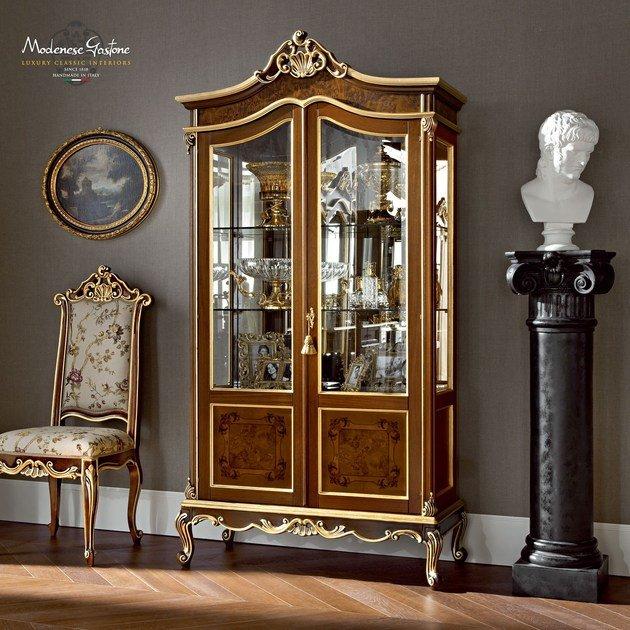 Solid wood display cabinet | 12116 by Modenese Gastone