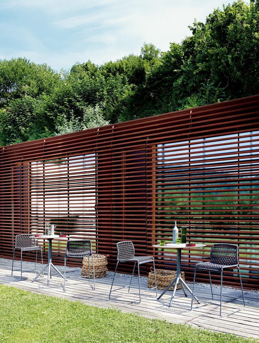 High stool with footrest | Vela by Potocco