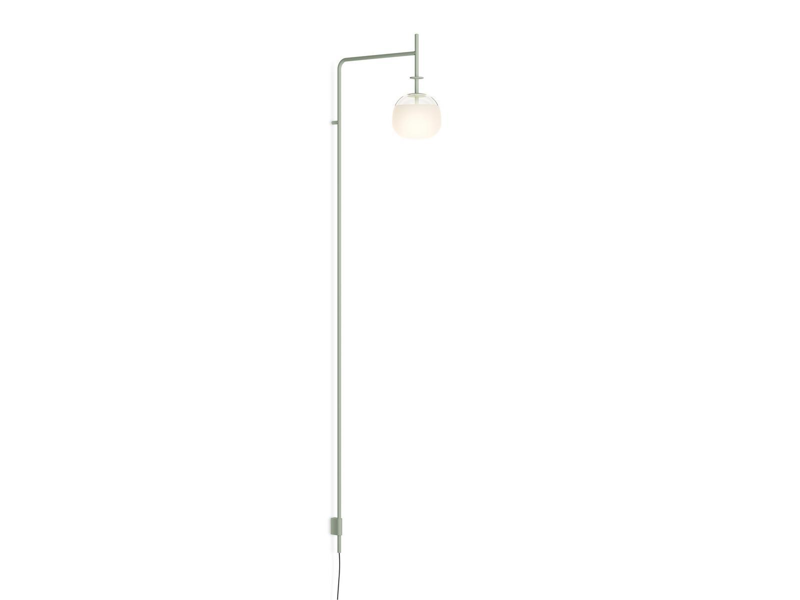LED direct light steel wall lamp with fixed arm | Tempo 5764_5765 by Vibia