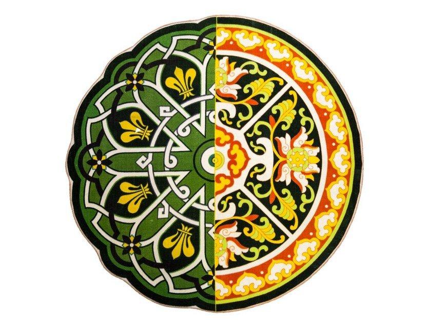 Patterned rug | Hybrid Perinzia by Seletti